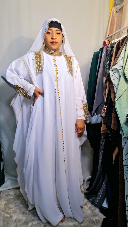 Abaya Dubai Royale - Blanc